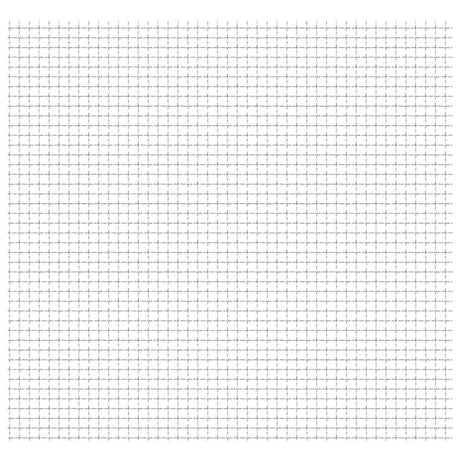 Vidaxl draadhek geweven gaas 100x85 cm 21x21x2,5 mm roestvrij staal