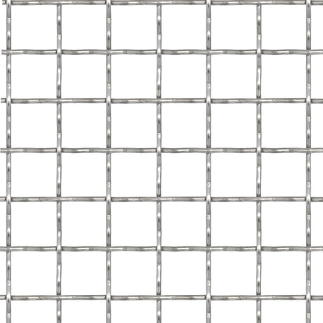 Vidaxl draadhek geweven gaas 100x85 cm 21x21x2,5 mm roestvrij staal