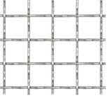 Vidaxl draadhek geweven gaas 100x85 cm 21x21x2,5 mm roestvrij staal