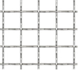 Vidaxl draadhek geweven gaas 50x50 cm 31x31x3 mm roestvrij staal