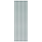 Vidaxl tuinpalen 1,5 m metaal groen 10 st