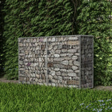 Vidaxl gabion mand 150x50x100 cm gegalvaniseerd staal