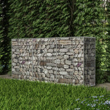 Vidaxl gabion mand 200x50x100 cm gegalvaniseerd staal