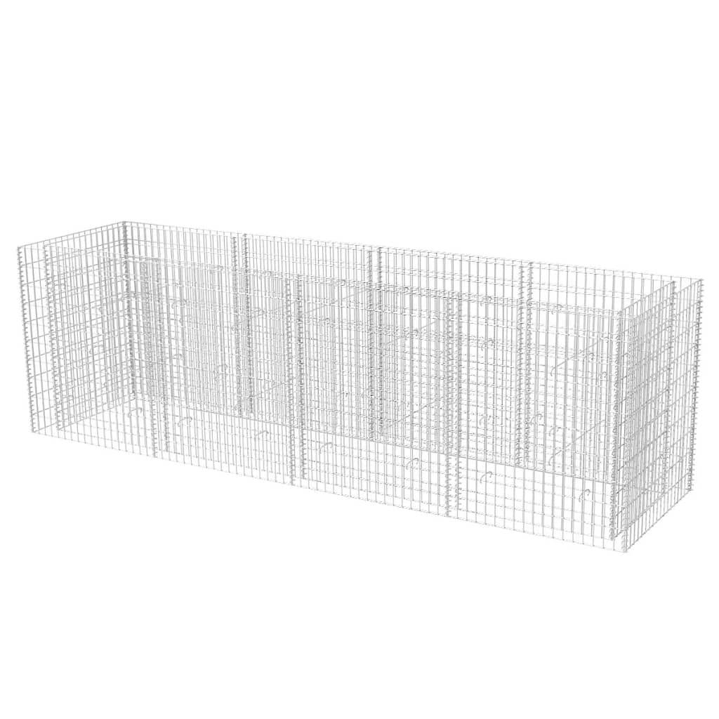 VidaXL Gabion plantenbak verhoogd 360x90x100 cm staal