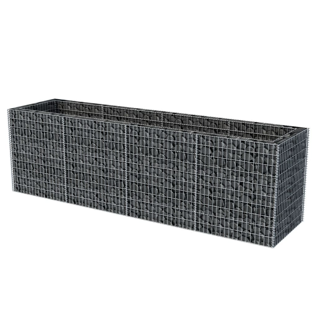 VidaXL Gabion plantenbak verhoogd 360x90x100 cm staal