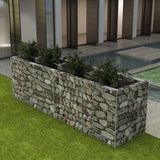 VidaXL Gabion plantenbak verhoogd 360x90x100 cm staal