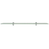 Vidaxl zwevend schap 80x10 cm 8 mm glas