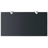Vidaxl zwevend schap 40x20 cm 8 mm glas