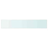 Vidaxl wandschap transparant 70x12 cm glas