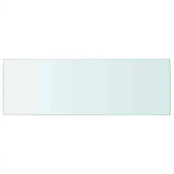 Vidaxl wandschap transparant 70x25 cm glas