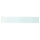 Vidaxl wandschap transparant 90x15 cm glas