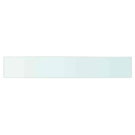 Vidaxl wandschap transparant 90x15 cm glas