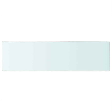 Vidaxl wandschap transparant 90x25 cm glas