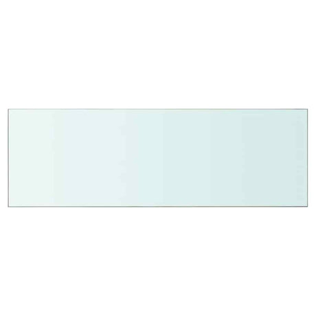 Vidaxl wandschap transparant 90x30 cm glas