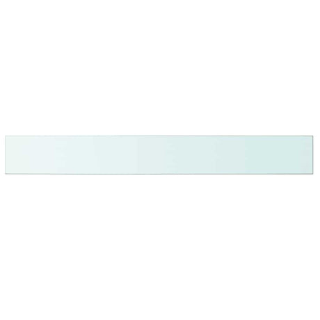 Vidaxl wandschap transparant 100x12 cm glas