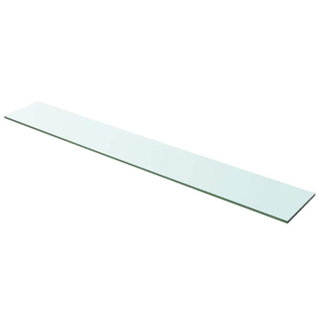 Vidaxl wandschap transparant 100x15 cm glas