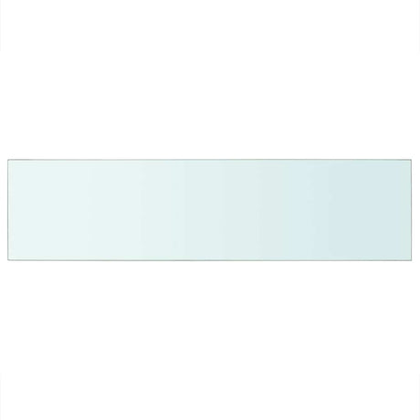 Vidaxl wandschap transparant 100x25 cm glas