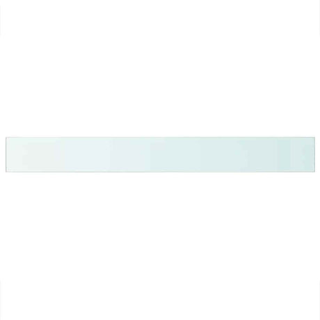 Vidaxl wandschap transparant 110x12 cm glas