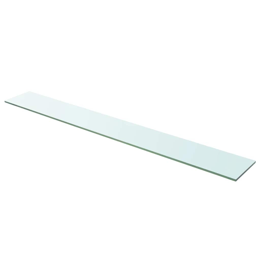 Vidaxl wandschap transparant 110x15 cm glas