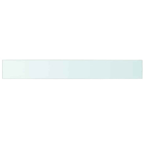 Vidaxl wandschap transparant 110x15 cm glas