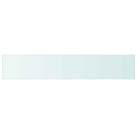 Vidaxl wandschap transparant 110x20 cm glas