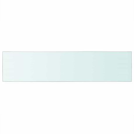 Vidaxl wandschap transparant 110x25 cm glas