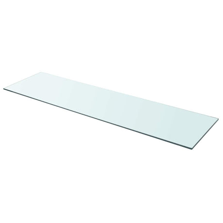 Vidaxl wandschap transparant 110x30 cm glas