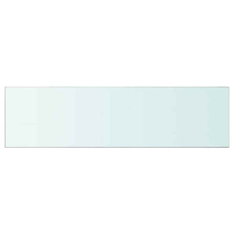 Vidaxl wandschap transparant 110x30 cm glas