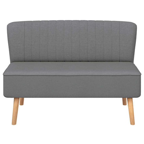 Vidaxl bank 117x55,5x77 cm stof lichtgrijs