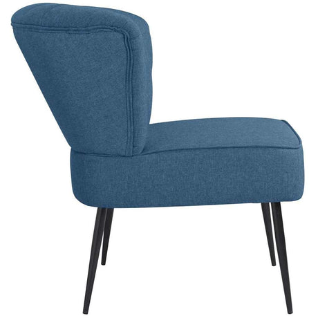 Vidaxl cocktailstoel stof blauw