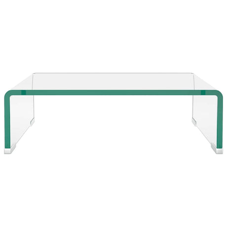 Vidaxl tv-meubel monitorverhoger transparant 40x25x11 cm glas
