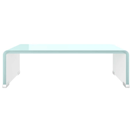 Vidaxl tv-meubel monitorverhoger 40x25x11 cm glas groen groen