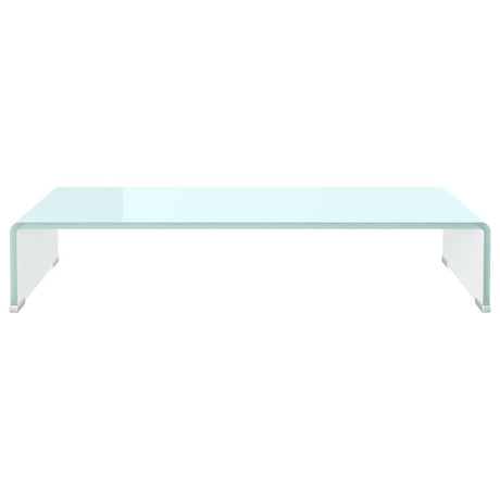 Vidaxl tv-meubel monitorverhoger 70x30x13 cm glas groen
