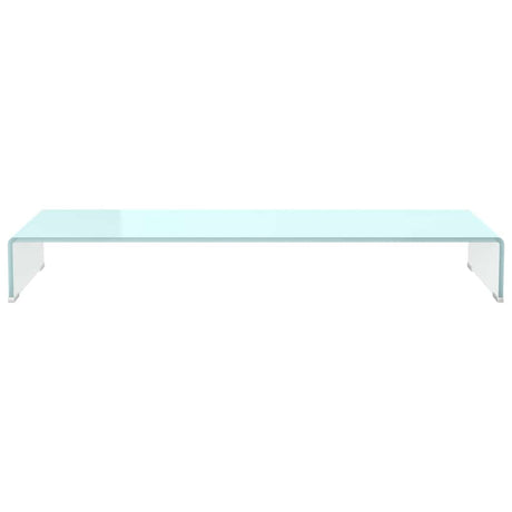 Vidaxl tv-meubel monitorverhoger 100x30x13 cm glas groen