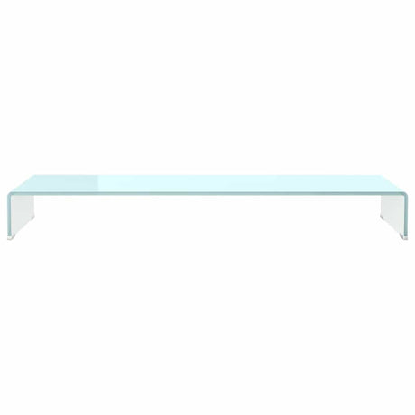 Vidaxl tv-meubel monitorverhoger 110x30x13 cm glas groen
