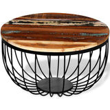 Vidaxl salontafel massief gerecycled hout