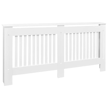 Vidaxl radiatorombouw wit bewerkt hout 172 cm