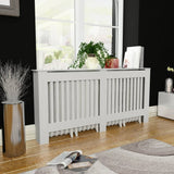 Vidaxl radiatorombouw wit mdf 172 cm