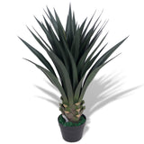 Vidaxl kunst yucca plant met pot 85 cm groen