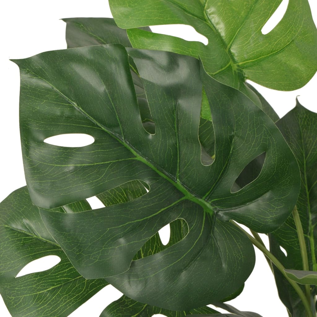 Vidaxl kunstplant met pot monstera 45 cm groen