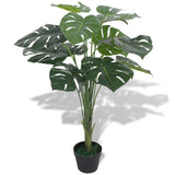 Vidaxl kunst monstera plant met pot 70 cm groen