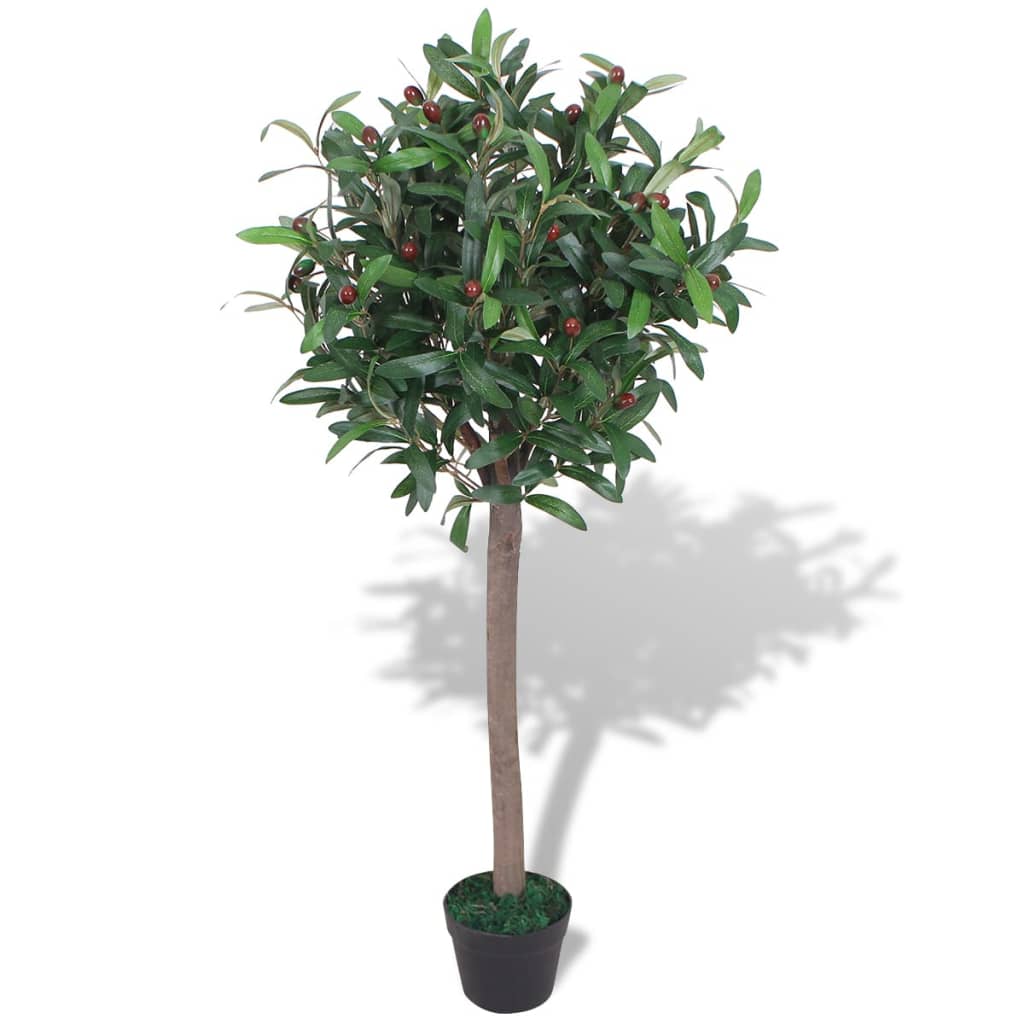 Vidaxl kunst laurierboom plant met pot 120 cm groen