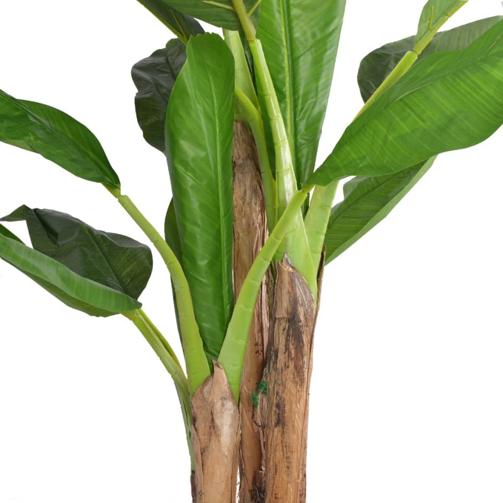 Vidaxl kunst bananenboom plant met pot 175 cm groen