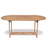 Vidaxl tuintafel 180x90x75 cm massief teakhout