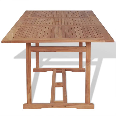 Vidaxl tuintafel 180x90x75 cm massief teakhout