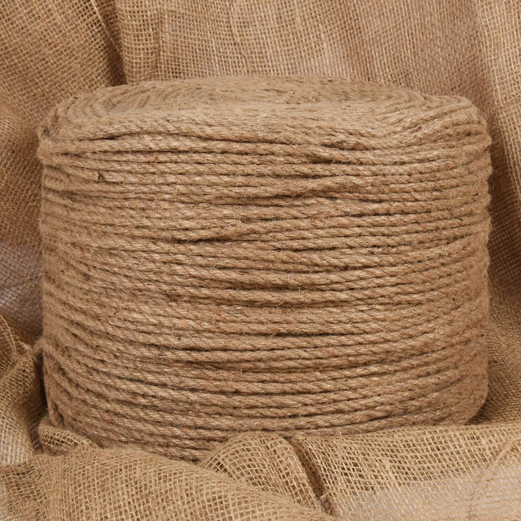 Vidaxl touw 100% jute 6 mm 500 m