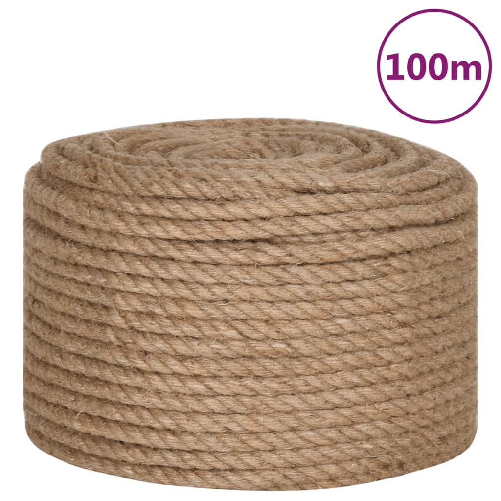 Vidaxl touw 100% jute 12 mm 100 m