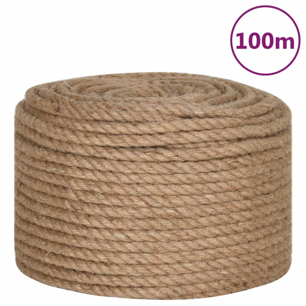 Vidaxl touw 100% jute 14 mm 100 m