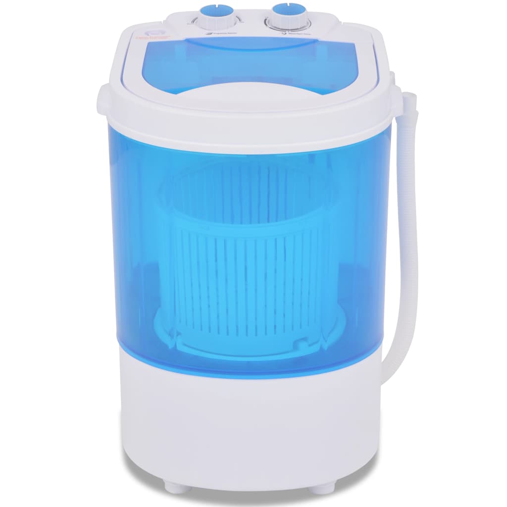 Vidaxl mini wasmachine met enkele trommel 2,6 kg