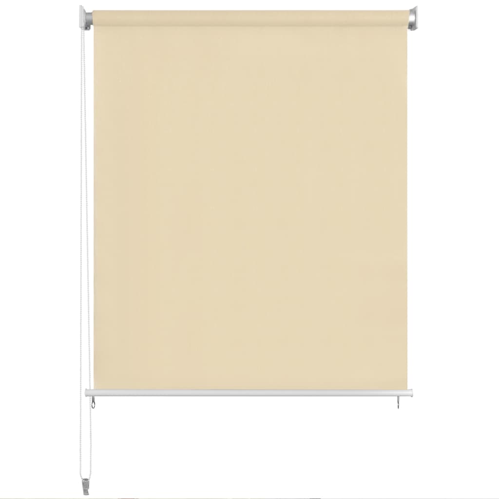 VidaXL Rolgordijn voor buiten 120x230 cm crème